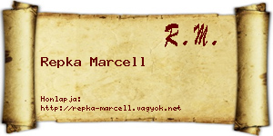 Repka Marcell névjegykártya